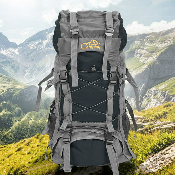 55L Waterproof Outdoor Sports Backpack Traveling Hiking Camping Rucksack Bag New